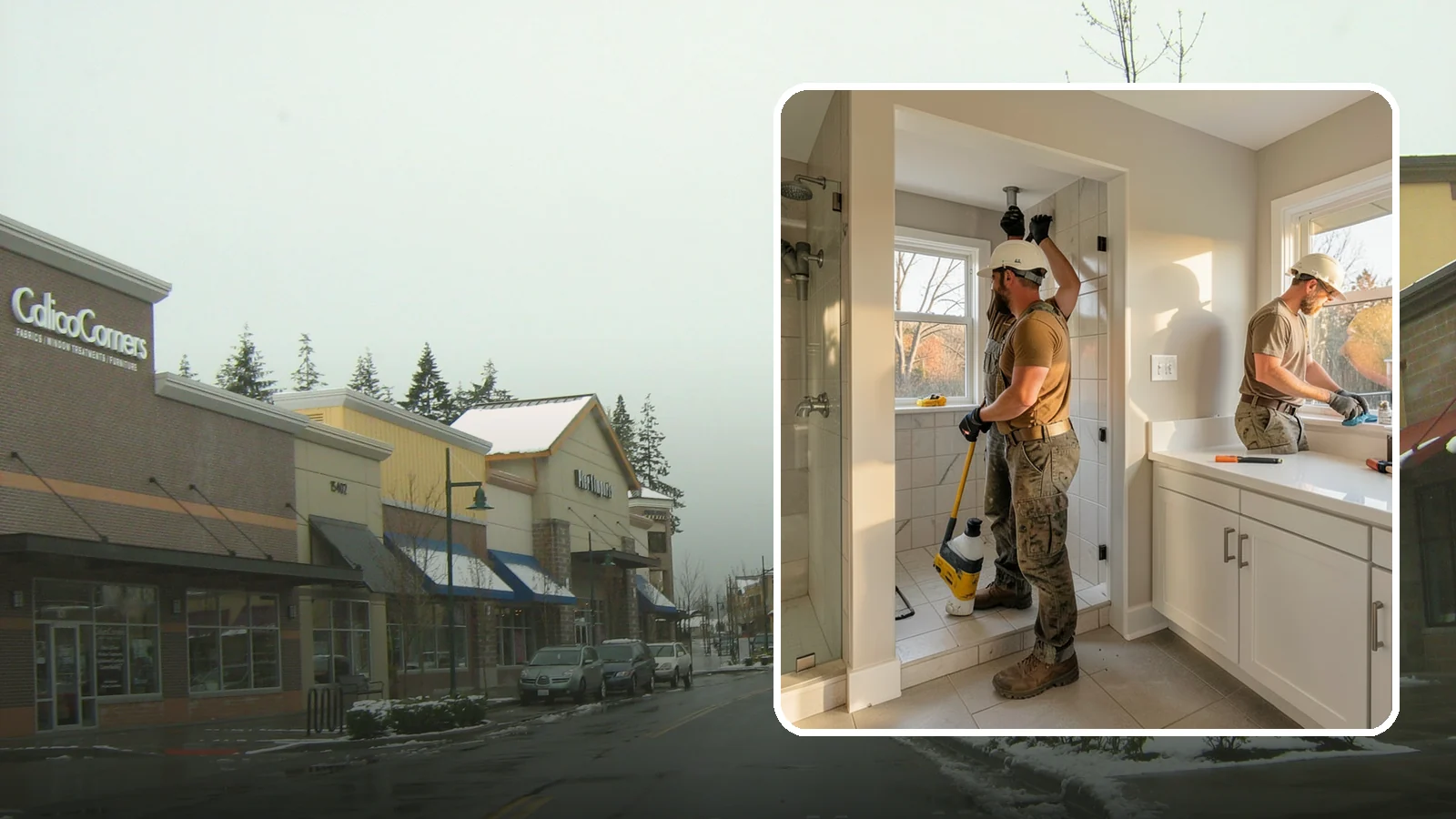 Bathroom Plumbing Rough-In in Mill Creek, Snohomish County, WA - We rough in the supply, drain, and vent lines for a new or relocated bathroom before finishes are installed.