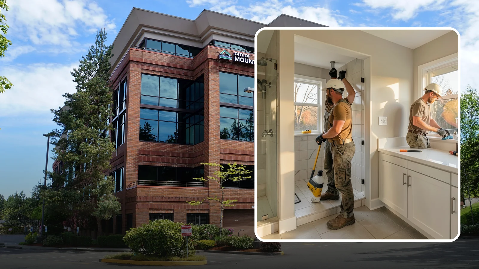 Bathroom Plumbing Rough-In in Mountlake Terrace, Snohomish County, WA - We rough in the supply, drain, and vent lines for a new or relocated bathroom before finishes are installed.