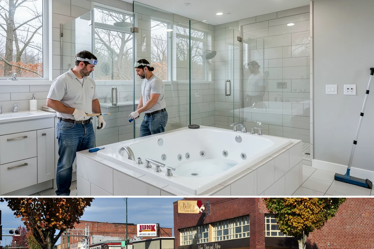 Bathroom Plumbing Rough-In in Puyallup, Pierce County, WA - This interior stage proceeds year-round, ideally sequenced with dry-season framing on additions.
