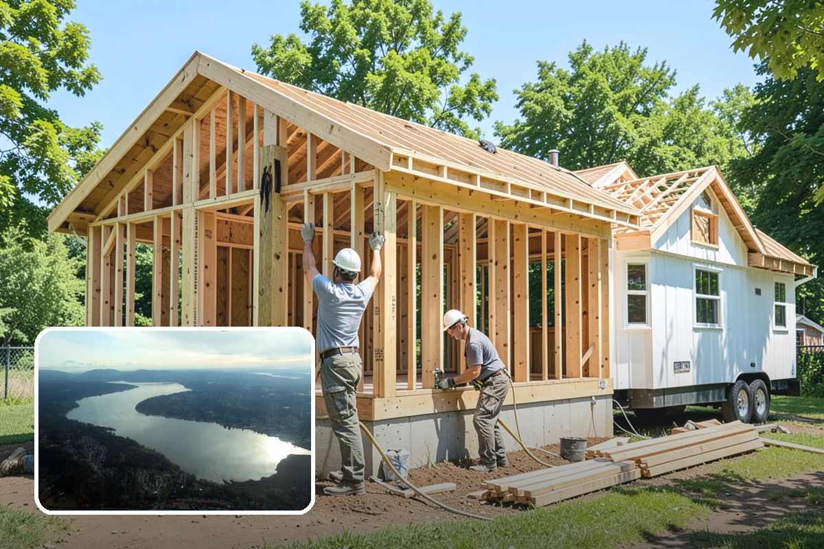 Bathroom Plumbing Rough-In in Sammamish, King County, WA - Fixtures land exactly where your design intends