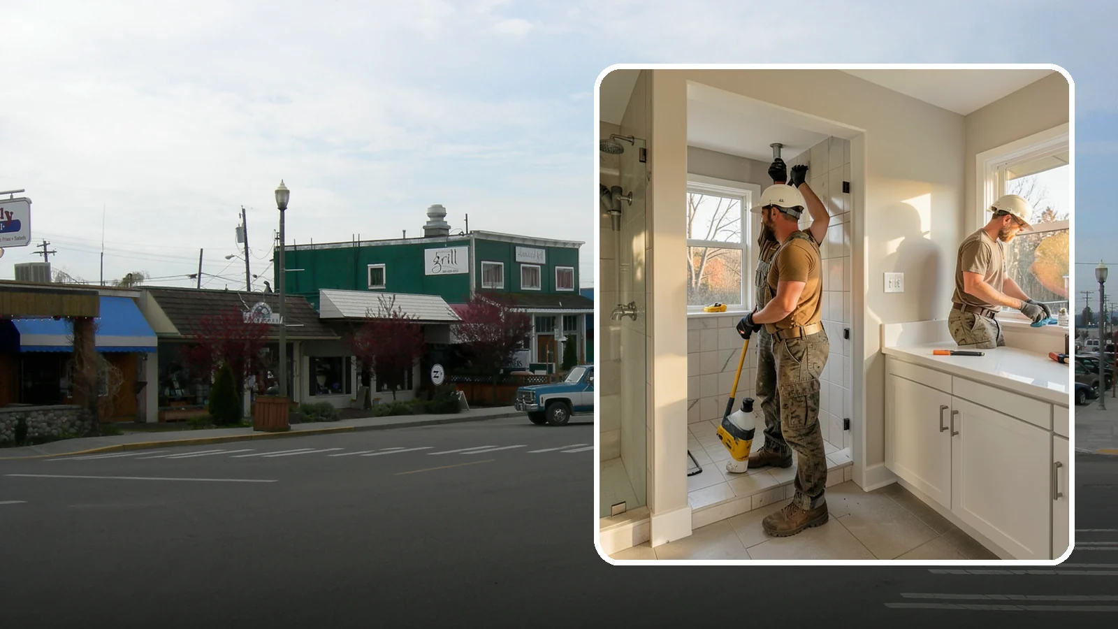 Bathroom Plumbing Rough-In in Stanwood, Snohomish County, WA - We rough in the supply, drain, and vent lines for a new or relocated bathroom before finishes are installed.