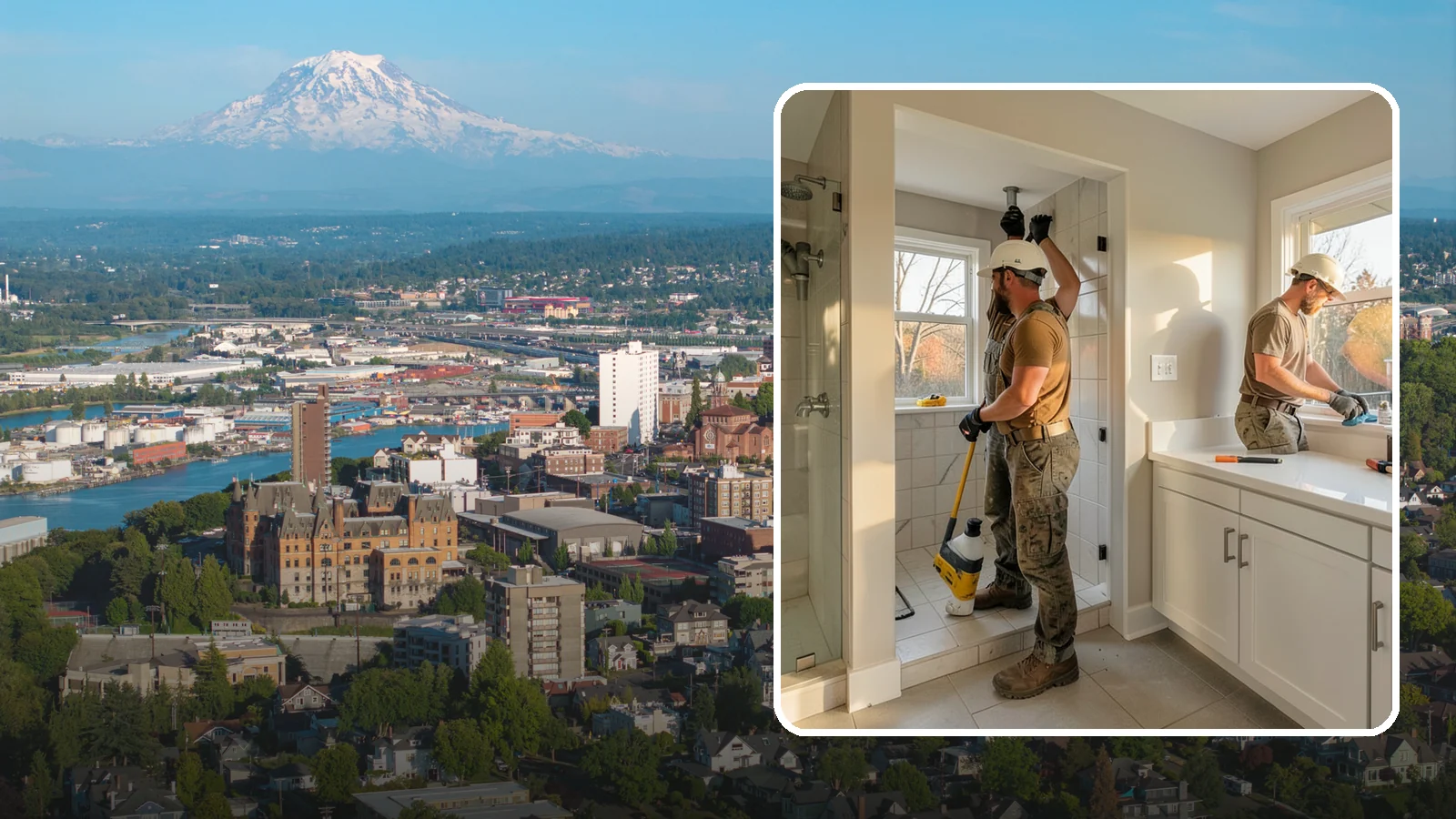 Bathroom Plumbing Rough-In in Tacoma, Pierce County, WA - We rough in the supply, drain, and vent lines for a new or relocated bathroom before finishes are installed.