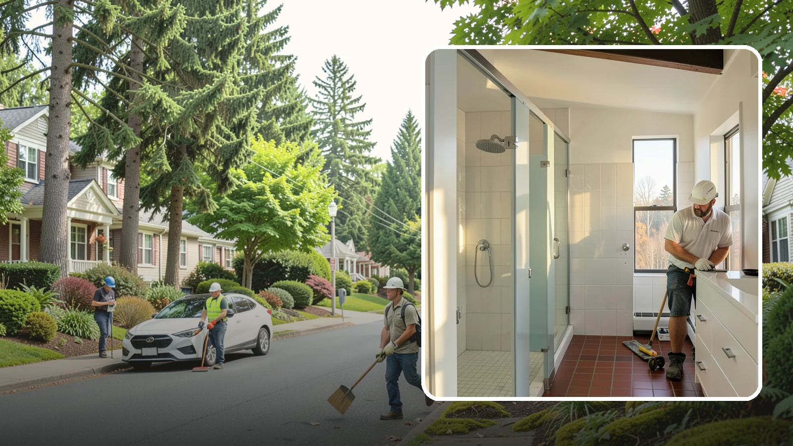Bathroom Remodeling in Beaux Arts Village, King County, WA - A full bathroom remodel updates layout, fixtures, and finishes to create a space that stands up to Western Washington's damp...