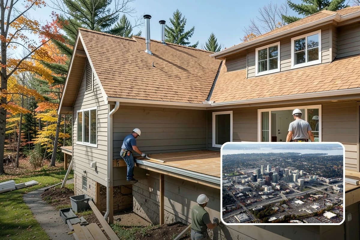 Bathroom Remodeling in Bellevue, King County, WA - Moisture-resistant materials chosen for the wet PNW climate