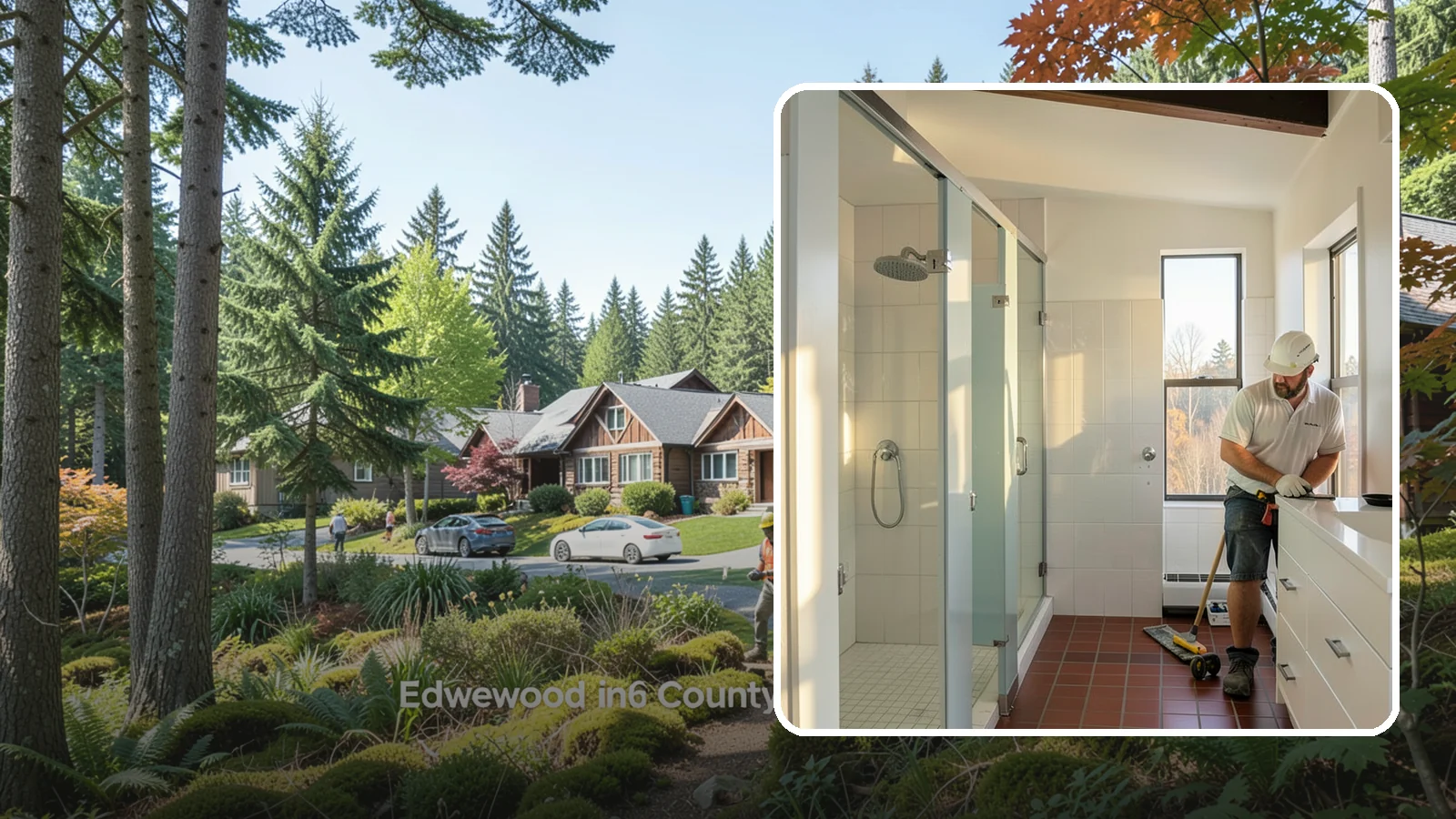 Bathroom Remodeling in Edgewood, Pierce County, WA - A full bathroom remodel updates layout, fixtures, and finishes to create a space that stands up to Western Washington's damp...