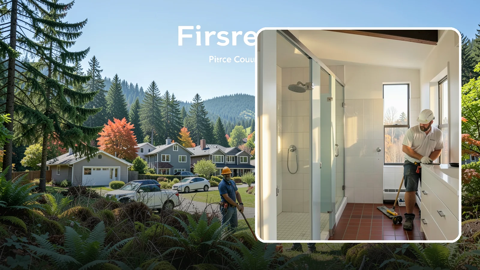 Bathroom Remodeling in Fircrest, Pierce County, WA - A full bathroom remodel updates layout, fixtures, and finishes to create a space that stands up to Western Washington's damp...