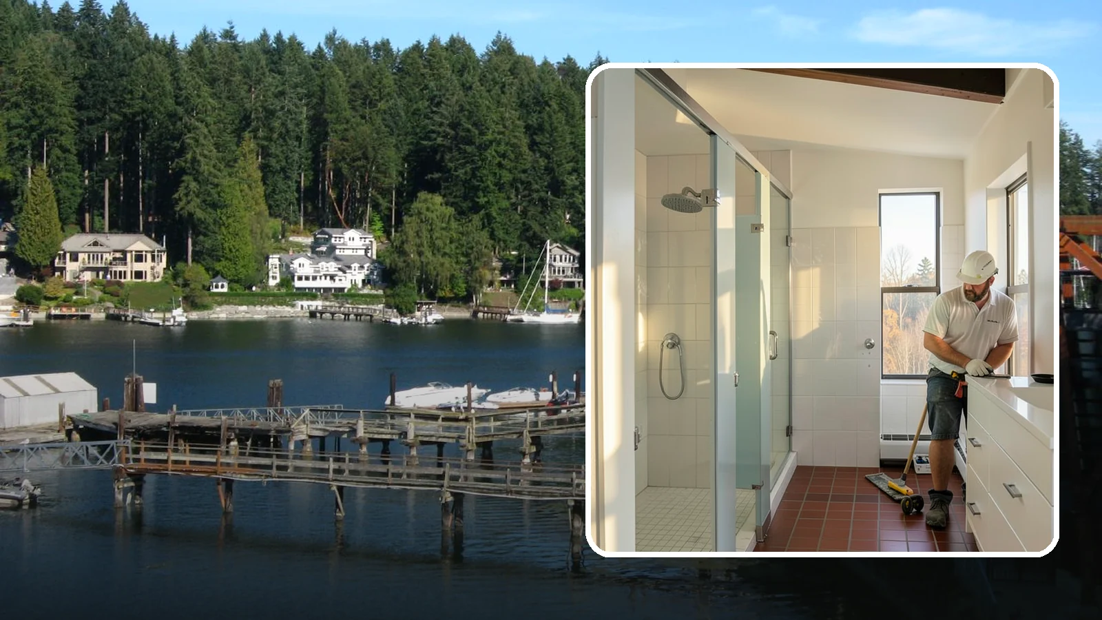 Bathroom Remodeling in Gig Harbor, Pierce County, WA - A full bathroom remodel updates layout, fixtures, and finishes to create a space that stands up to Western Washington's damp...