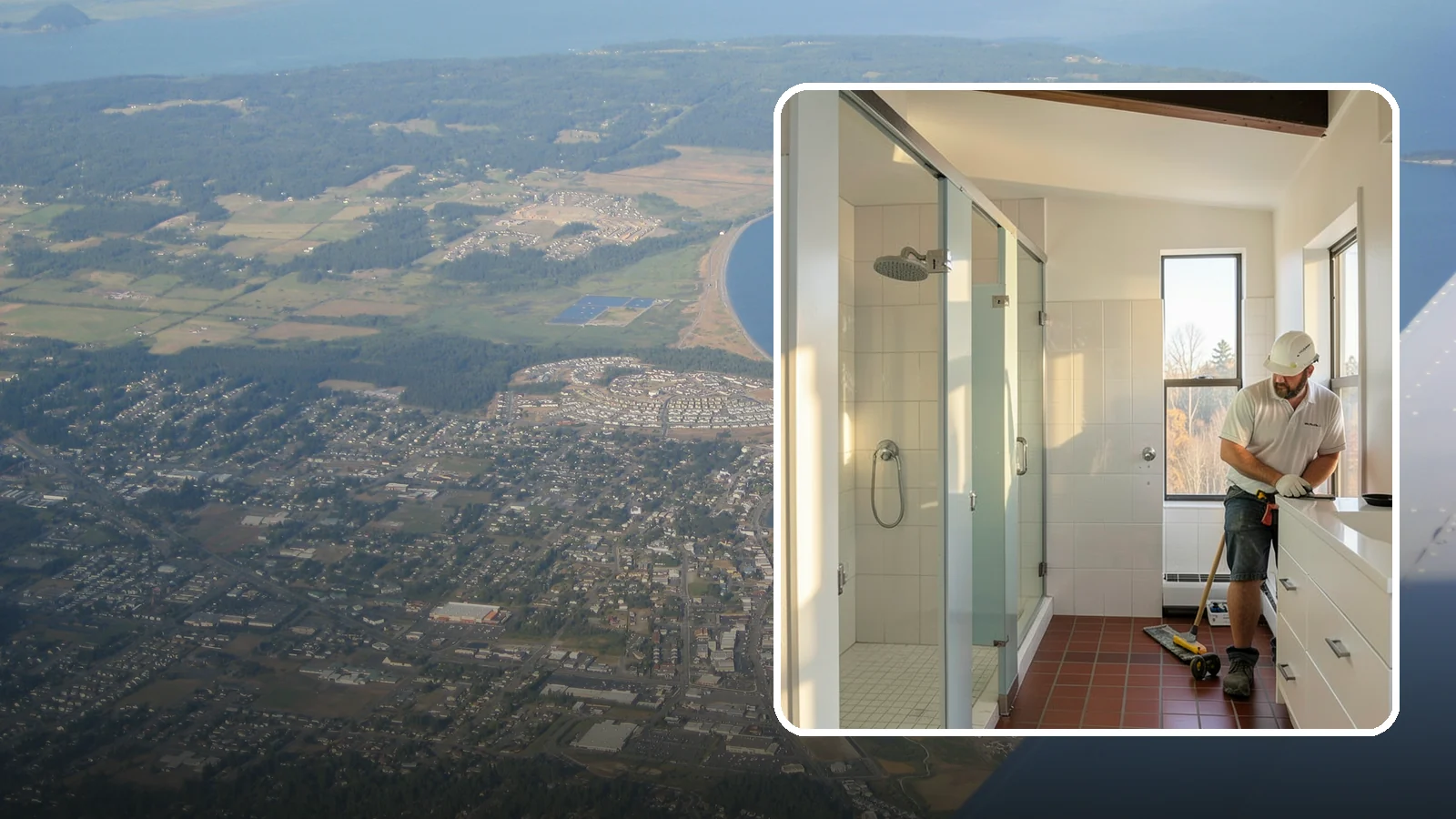 Bathroom Remodeling in Oak Harbor, Island County, WA - A full bathroom remodel updates layout, fixtures, and finishes to create a space that stands up to Western Washington's damp...