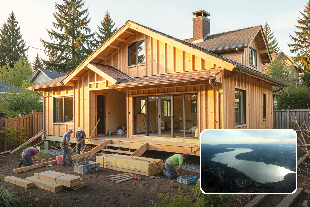 Bathroom Remodeling in Sammamish, King County, WA - Moisture-resistant materials chosen for the wet PNW climate