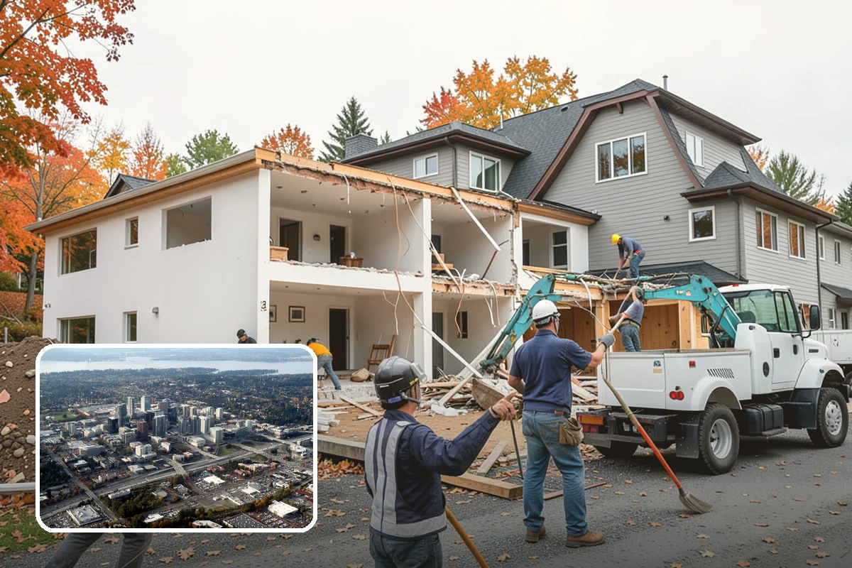 Bathroom Renovation in Bellevue, King County, WA - Preserves your existing floor plan to control costs