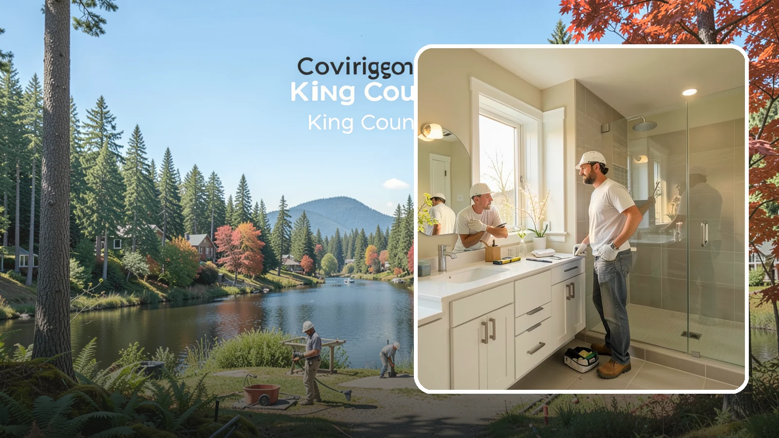 Bathroom Renovation in Covington, King County, WA - A bathroom renovation refreshes worn surfaces and aging systems while preserving the room's existing footprint.