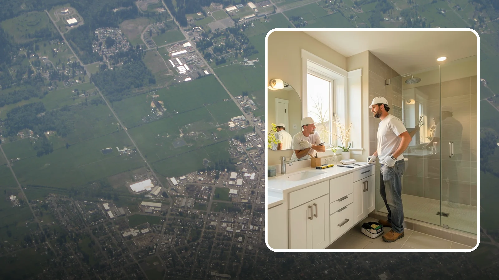 Bathroom Renovation in Enumclaw, King County, WA - A bathroom renovation refreshes worn surfaces and aging systems while preserving the room's existing footprint.