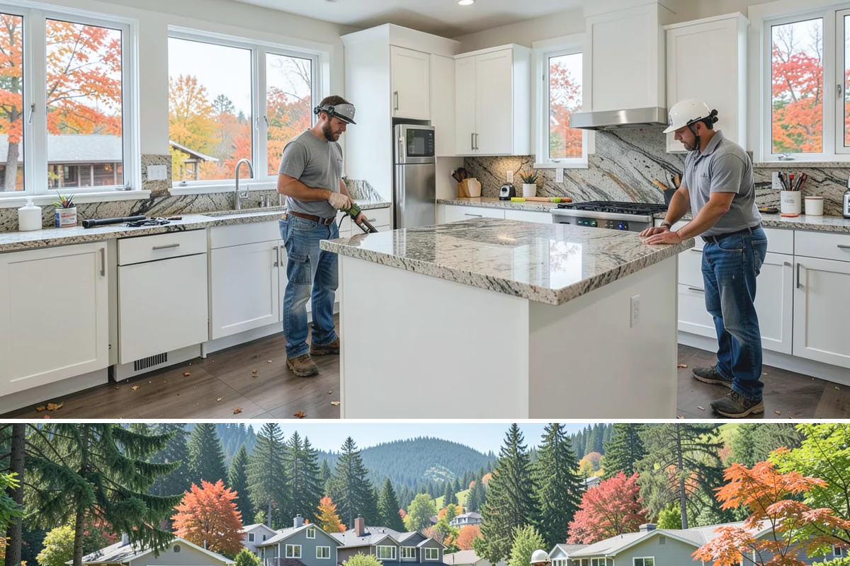 Bathroom Renovation in Fircrest, Pierce County, WA - Renovations pair well with the rainy months when homeowners spend more time indoors and want a comfortable, dry retreat.