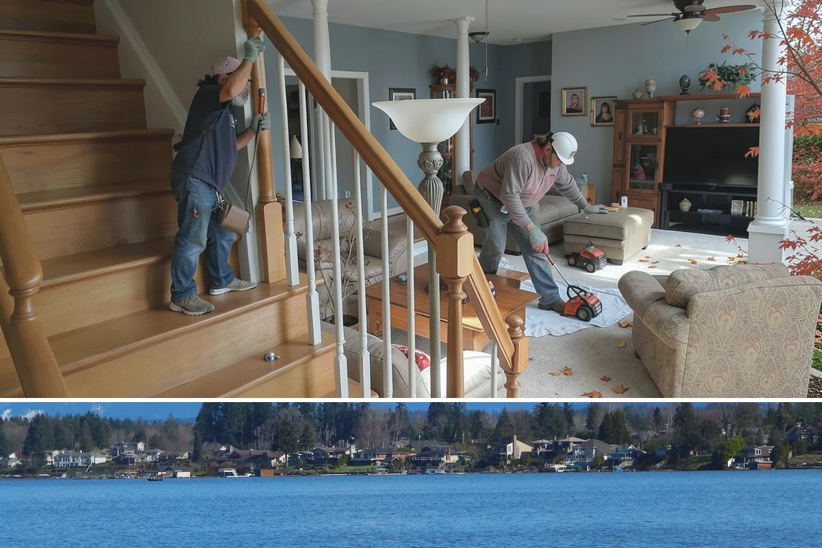 Bathroom Renovation in Lake Stevens, Snohomish County, WA - Renovations pair well with the rainy months when homeowners spend more time indoors and want a comfortable, dry retreat.