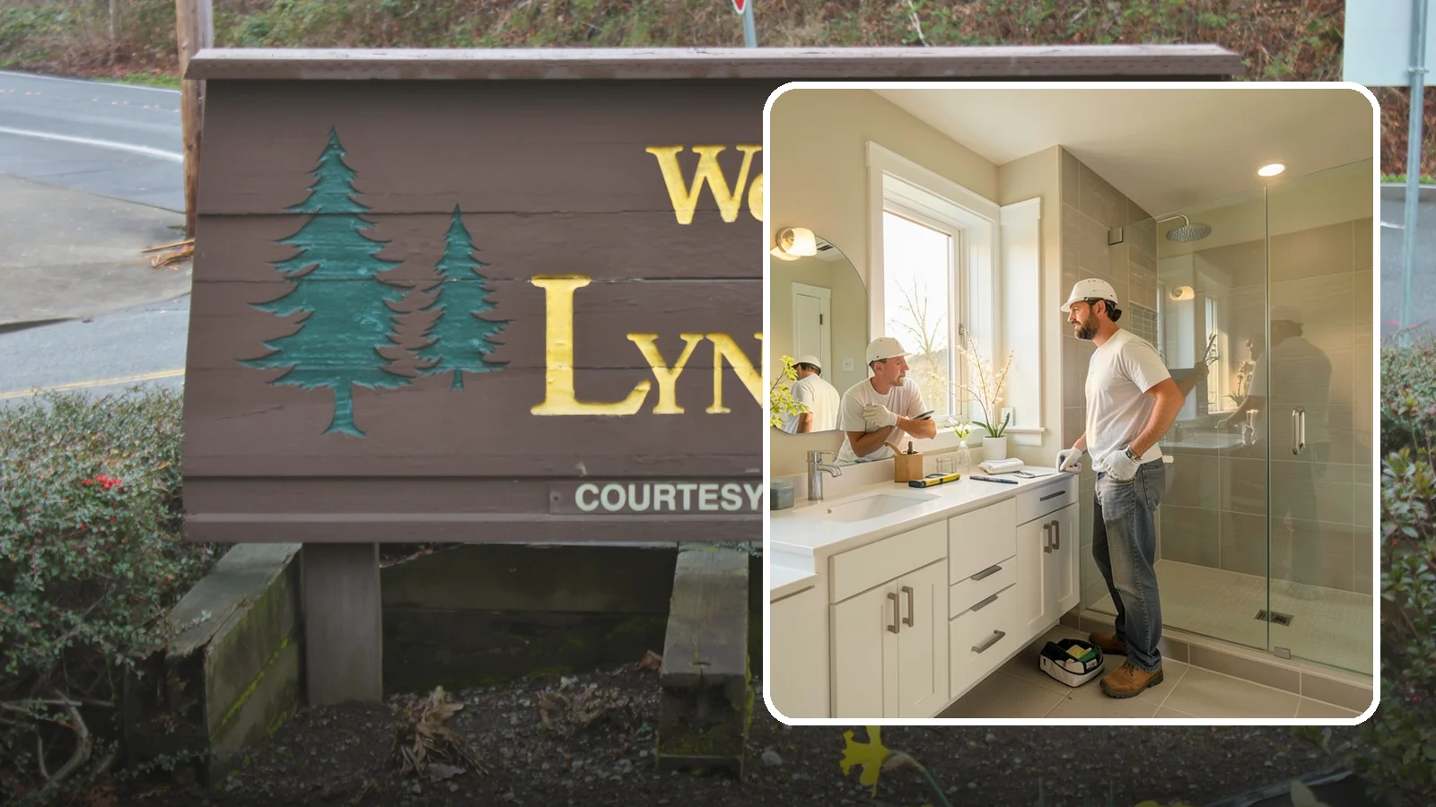 Bathroom Renovation in Lynnwood, Snohomish County, WA - A bathroom renovation refreshes worn surfaces and aging systems while preserving the room's existing footprint.