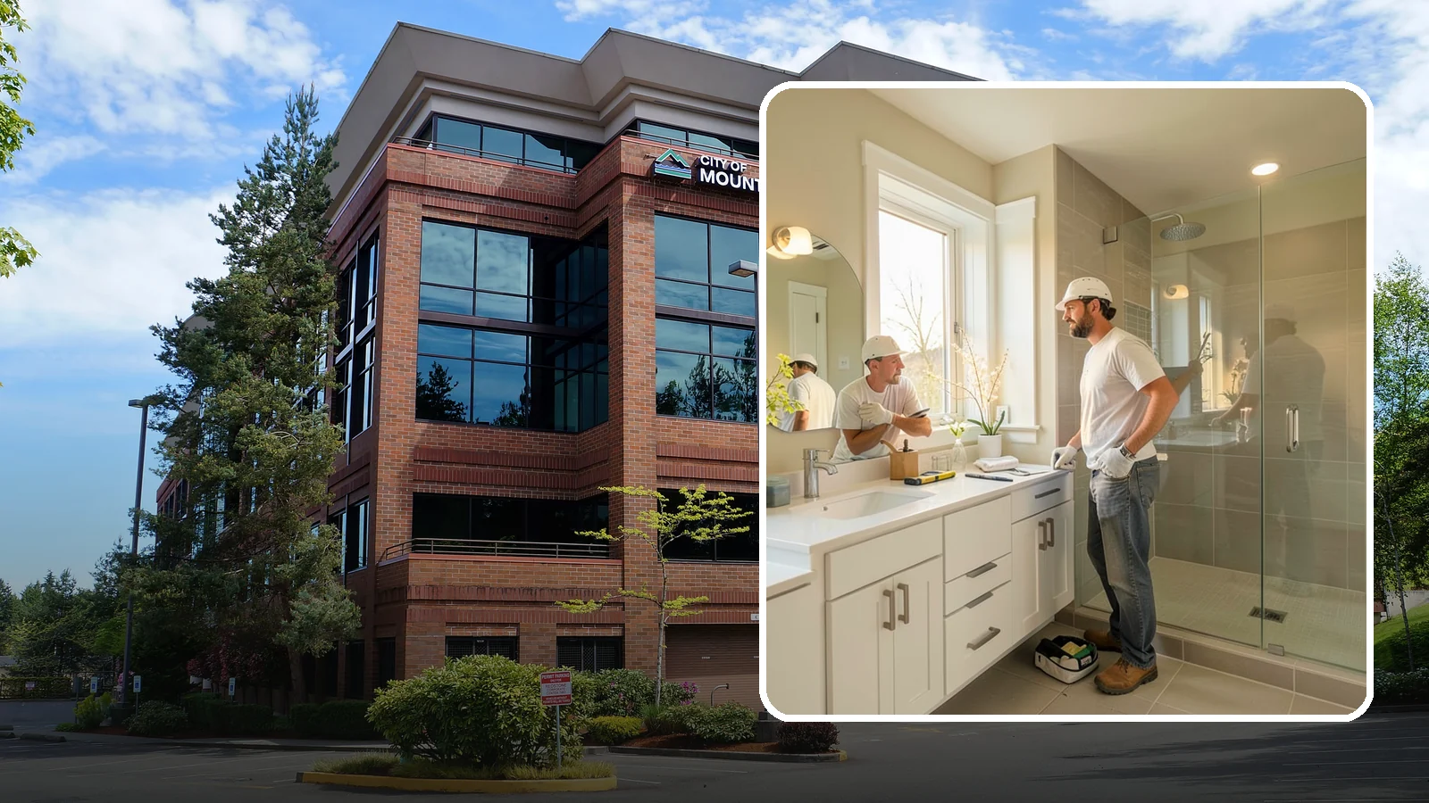 Bathroom Renovation in Mountlake Terrace, Snohomish County, WA - A bathroom renovation refreshes worn surfaces and aging systems while preserving the room's existing footprint.