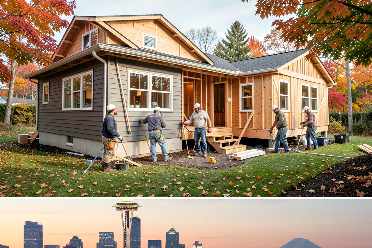 Bathroom Renovation in Seattle, King County, WA - Renovations pair well with the rainy months when homeowners spend more time indoors and want a comfortable, dry retreat.