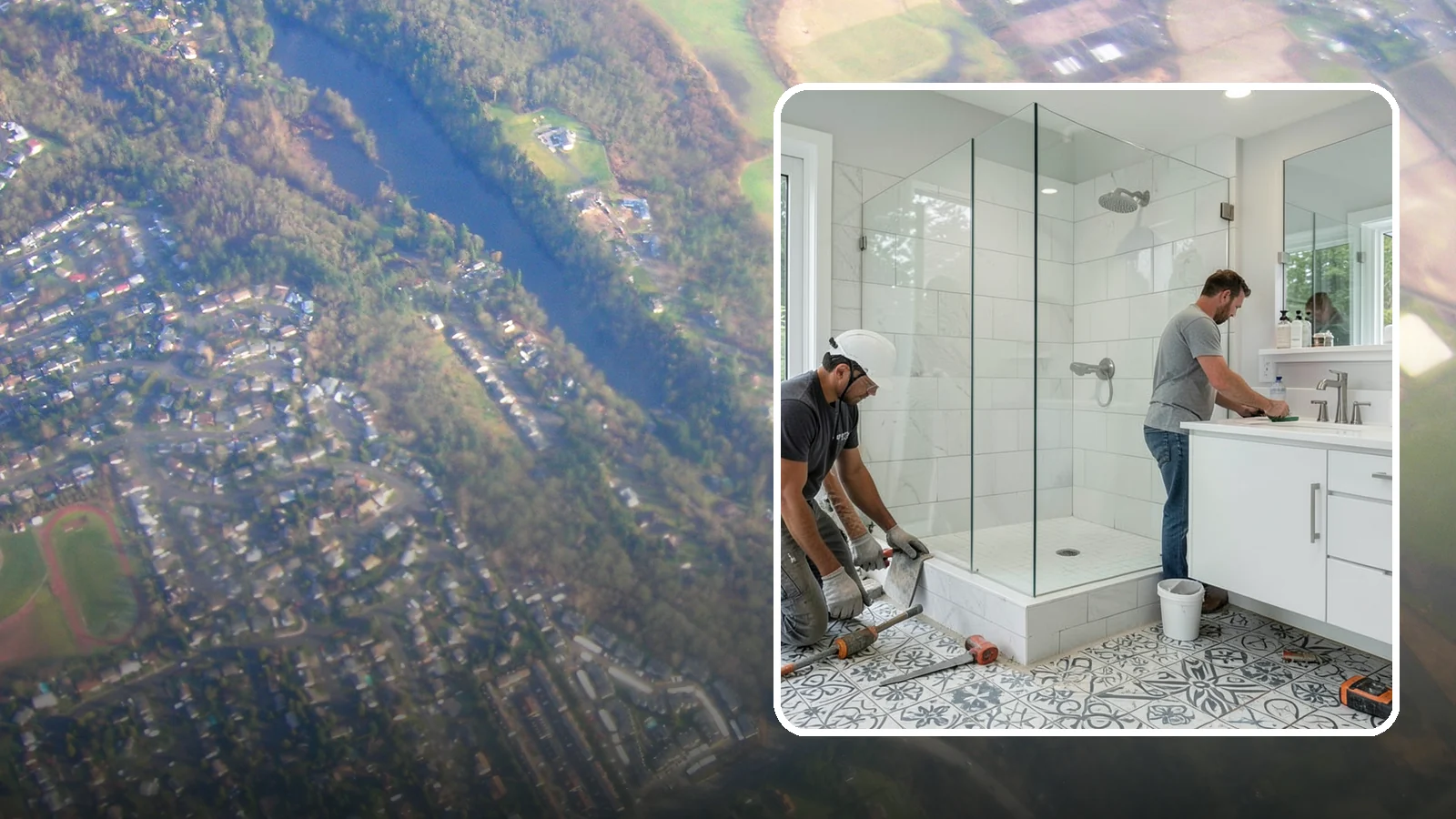 Bathroom Tile Installation in Algona, King County, WA - Bathroom tile installation brings durable, decorative tilework to walls, floors, or accents.