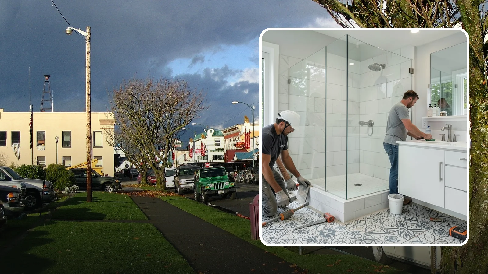 Bathroom Tile Installation in Arlington, Snohomish County, WA - Bathroom tile installation brings durable, decorative tilework to walls, floors, or accents.