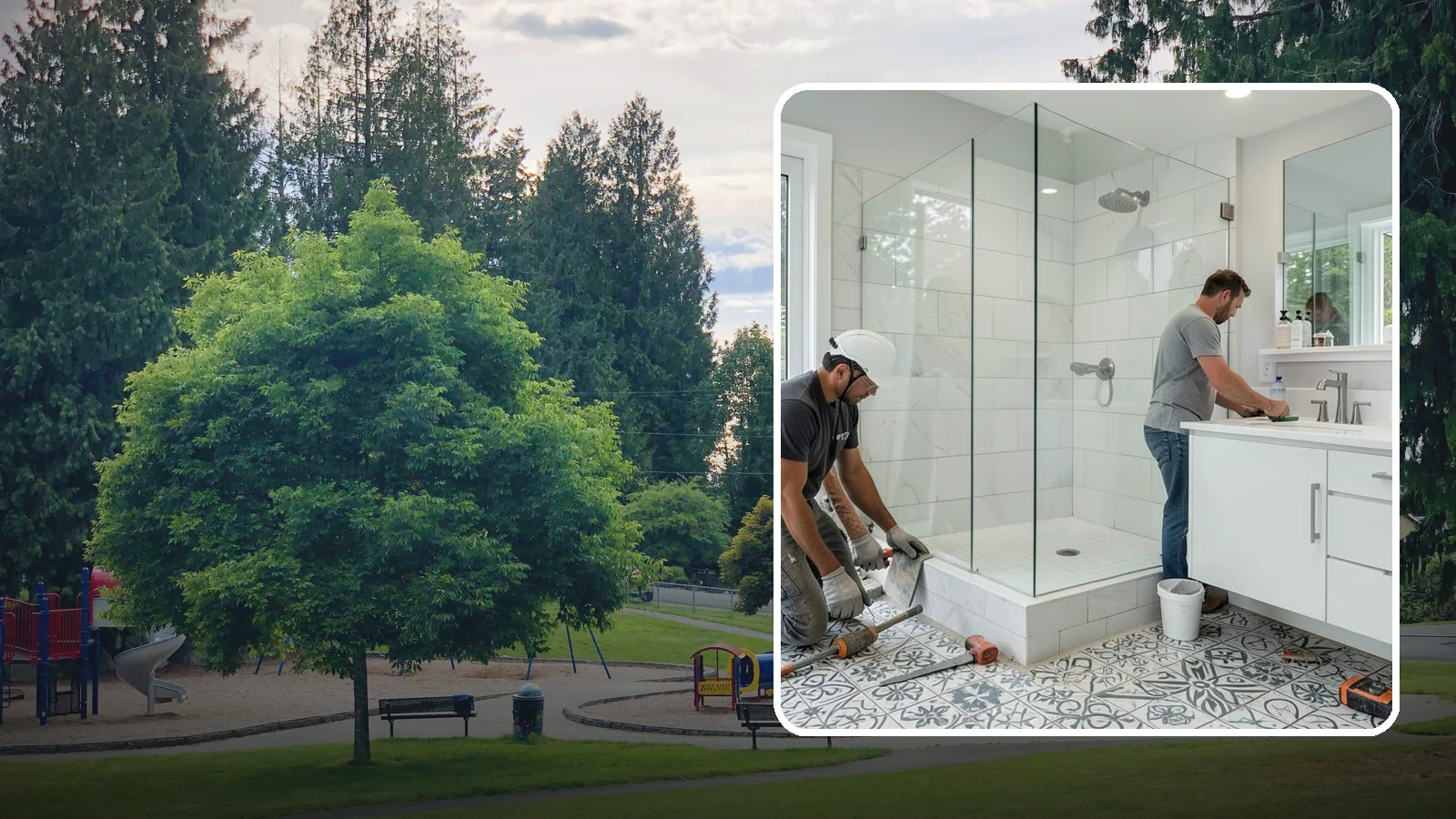 Bathroom Tile Installation in Bonney Lake, Pierce County, WA - Bathroom tile installation brings durable, decorative tilework to walls, floors, or accents.