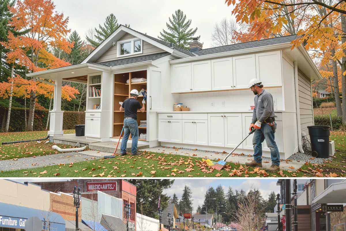 Bathroom Tile Installation in Bothell, King County, WA - Tile setting benefits from the stable indoor temperatures of the heating season, which supports proper curing.