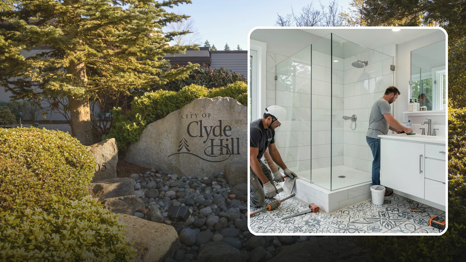 Bathroom Tile Installation in Clyde Hill, King County, WA - Bathroom tile installation brings durable, decorative tilework to walls, floors, or accents.