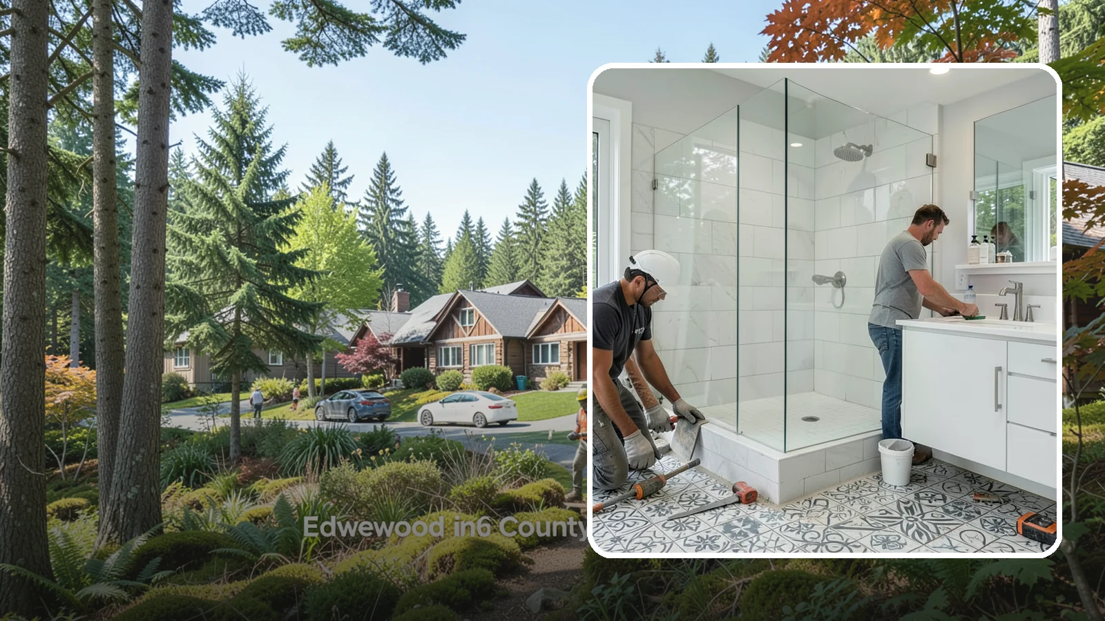Bathroom Tile Installation in Edgewood, Pierce County, WA - Bathroom tile installation brings durable, decorative tilework to walls, floors, or accents.