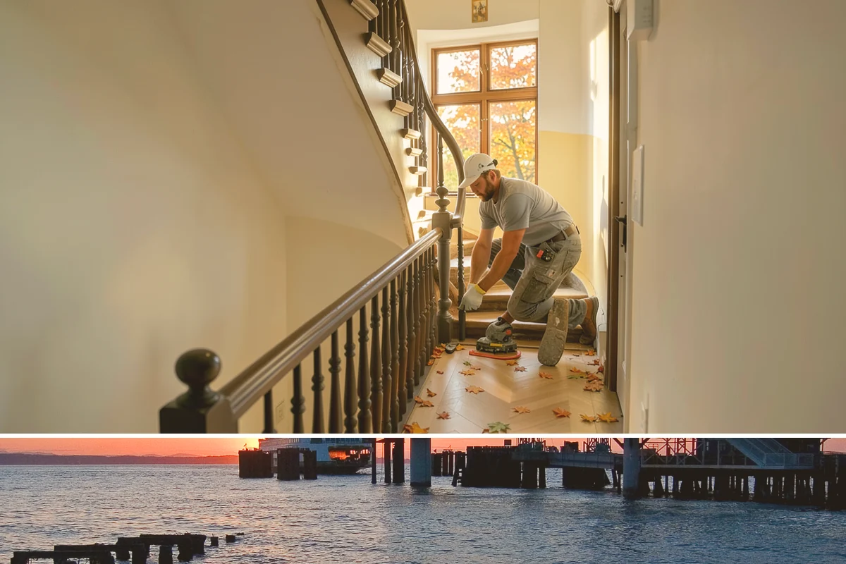 Bathroom Tile Installation in Edmonds, Snohomish County, WA - Tile setting benefits from the stable indoor temperatures of the heating season, which supports proper curing.
