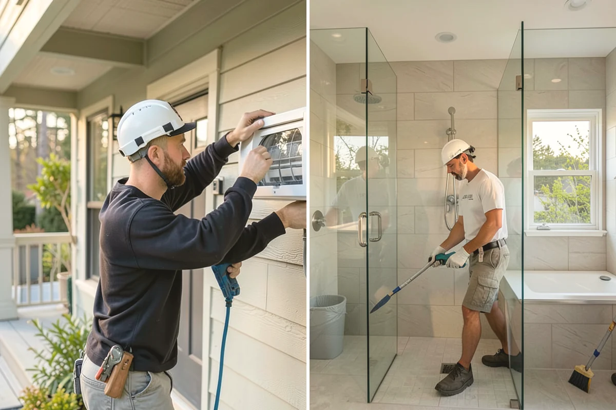 Bathroom Tile Installation in Issaquah, King County, WA - Prepare and level the substrate