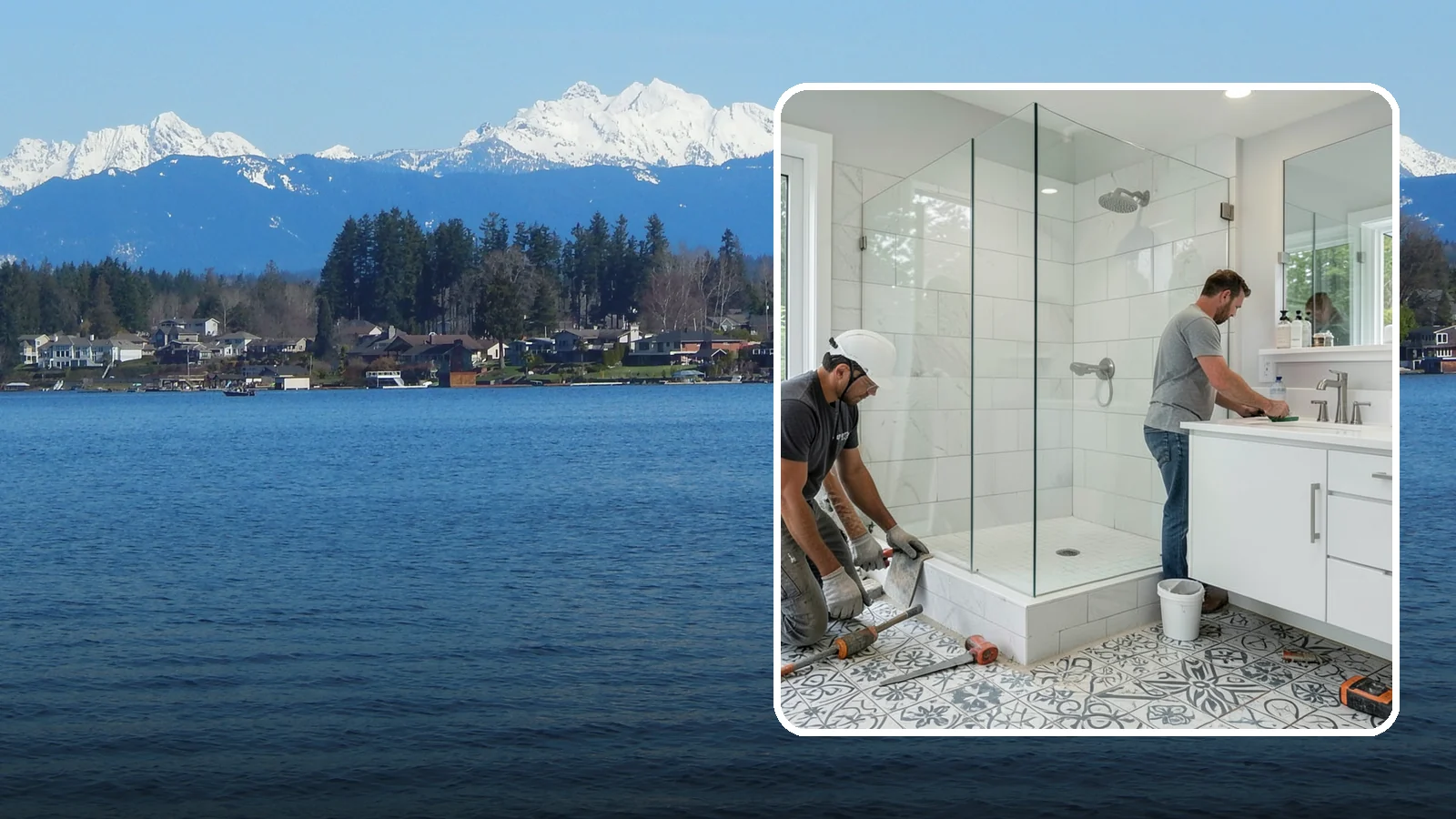 Bathroom Tile Installation in Lake Stevens, Snohomish County, WA - Bathroom tile installation brings durable, decorative tilework to walls, floors, or accents.
