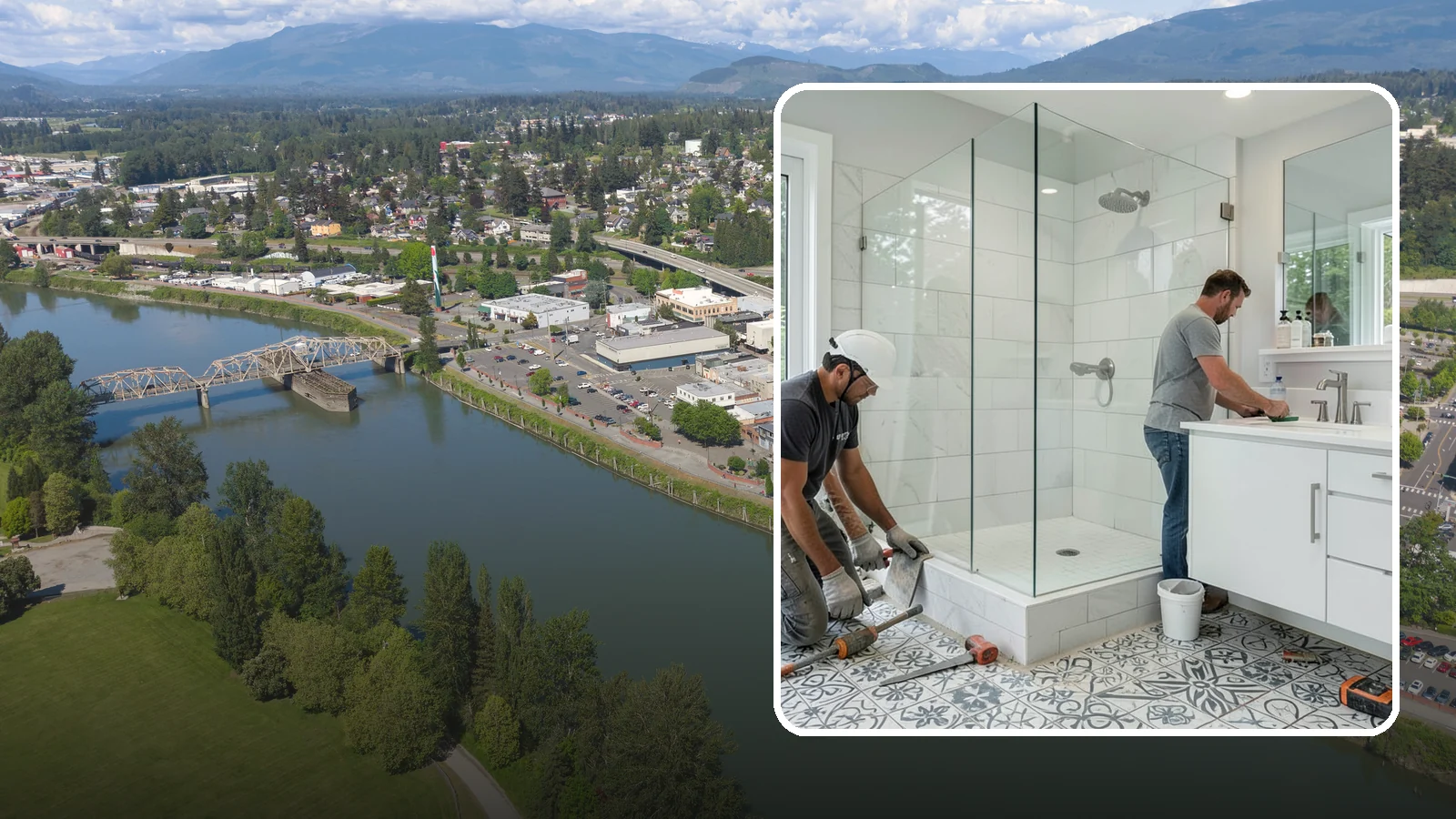 Bathroom Tile Installation in Mount Vernon, Skagit County, WA - Bathroom tile installation brings durable, decorative tilework to walls, floors, or accents.