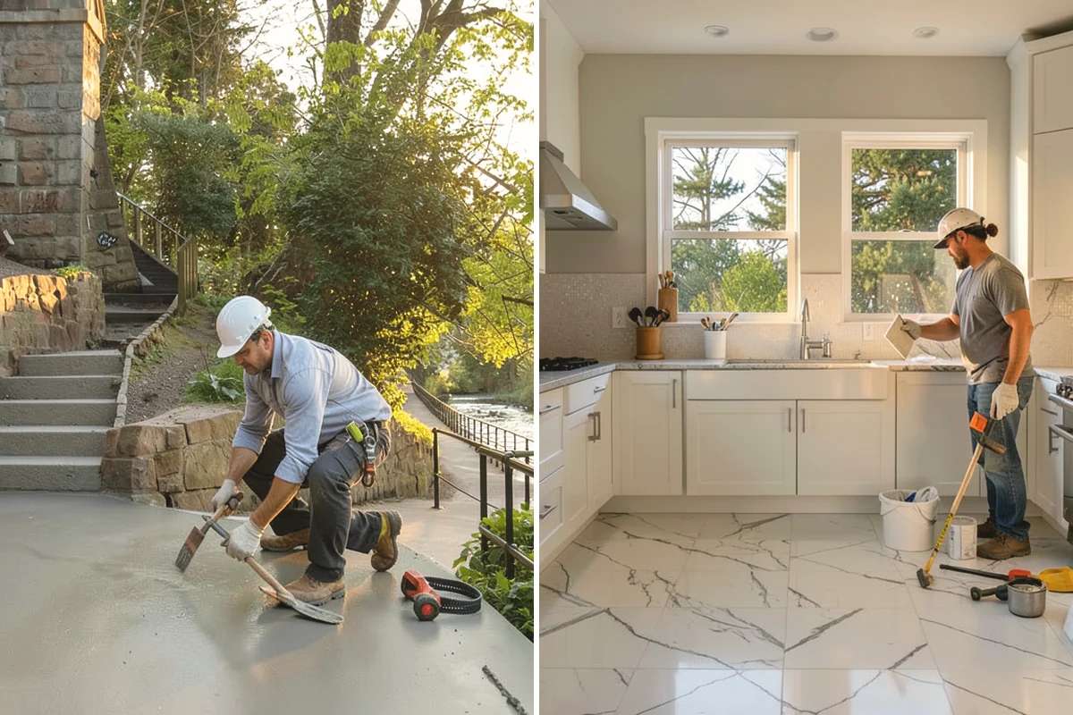 Bathroom Tile Installation in Mountlake Terrace, Snohomish County, WA - Prepare and level the substrate
