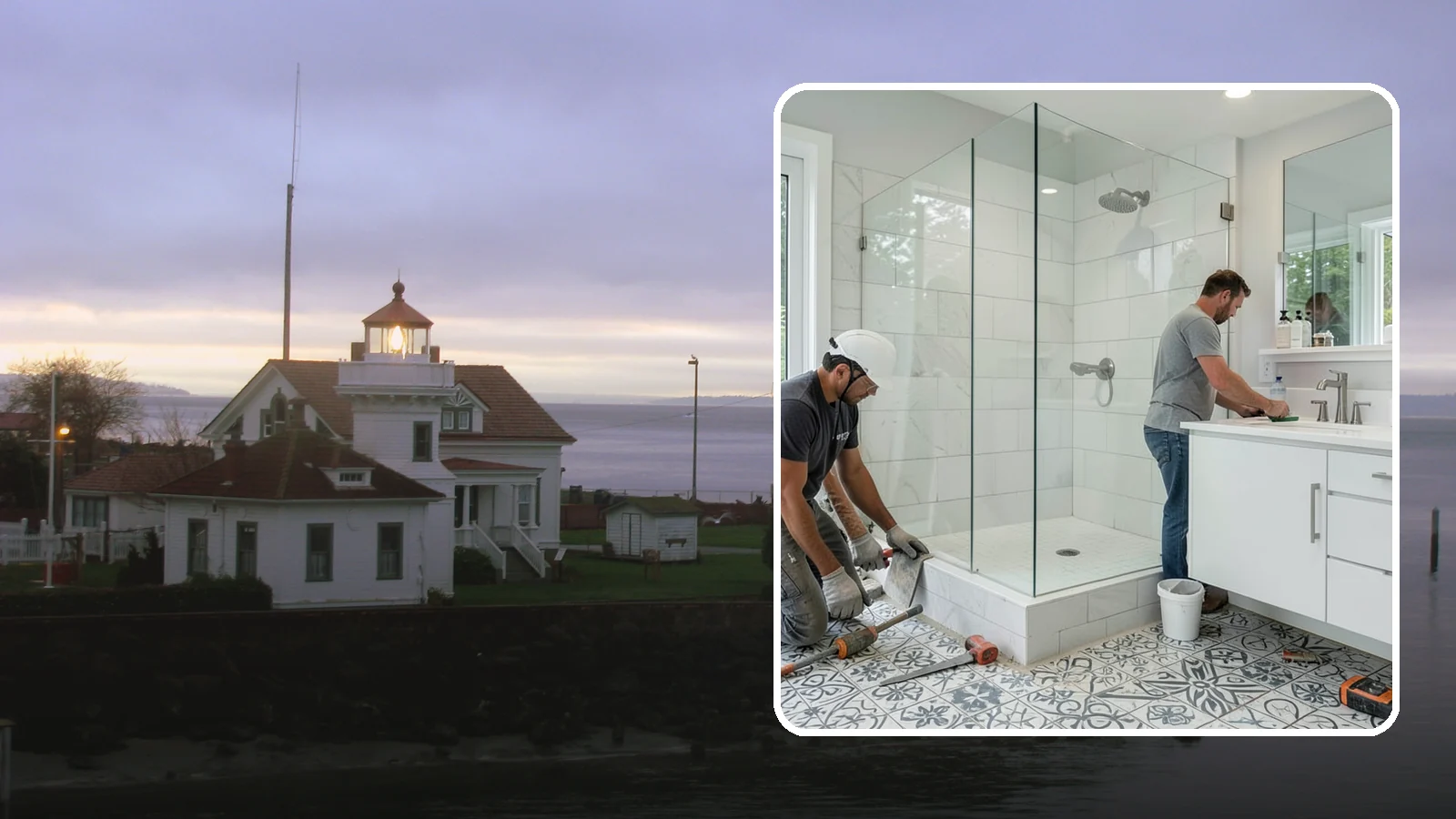 Bathroom Tile Installation in Mukilteo, Snohomish County, WA - Bathroom tile installation brings durable, decorative tilework to walls, floors, or accents.