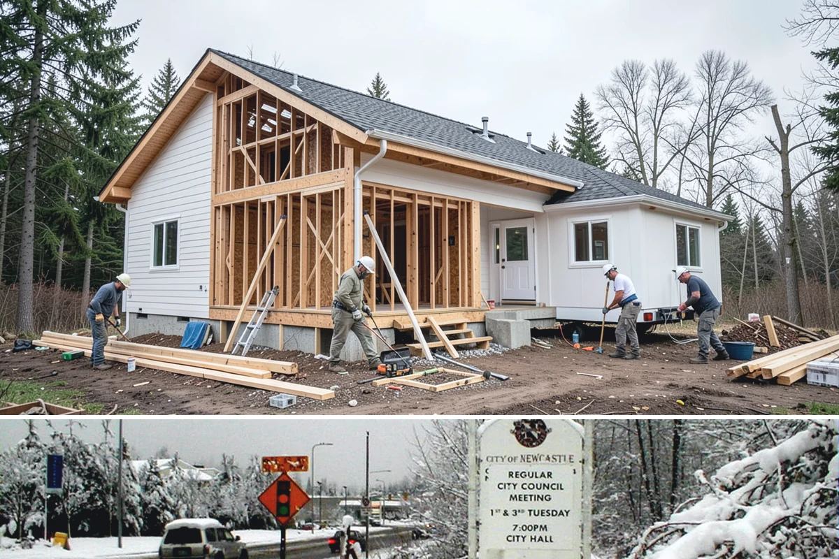 Bathroom Tile Installation in Newcastle, King County, WA - Tile setting benefits from the stable indoor temperatures of the heating season, which supports proper curing.