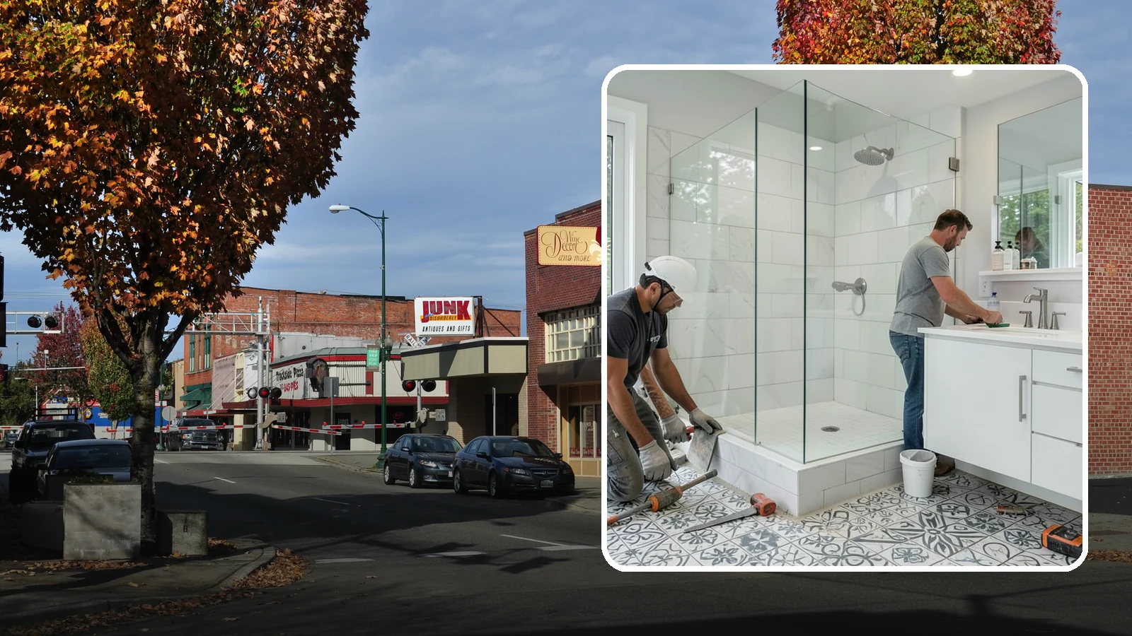 Bathroom Tile Installation in Puyallup, Pierce County, WA - Bathroom tile installation brings durable, decorative tilework to walls, floors, or accents.
