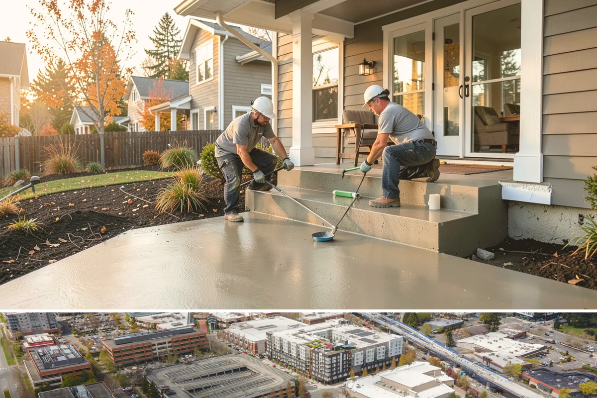 Bathroom Tile Installation in Redmond, King County, WA - Tile setting benefits from the stable indoor temperatures of the heating season, which supports proper curing.
