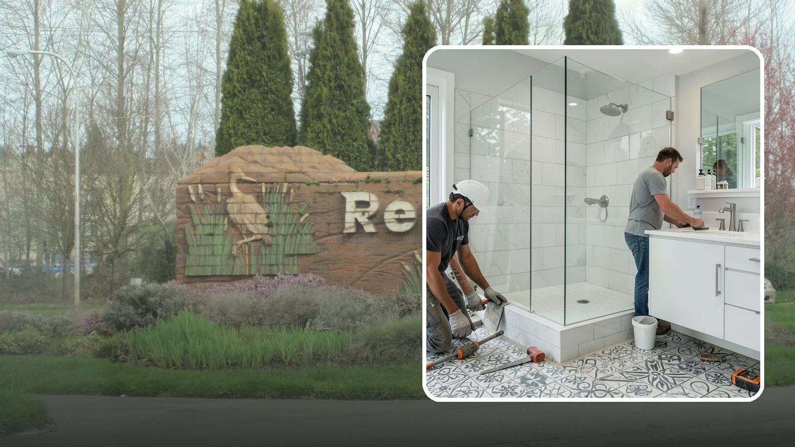 Bathroom Tile Installation in Renton, King County, WA - Bathroom tile installation brings durable, decorative tilework to walls, floors, or accents.