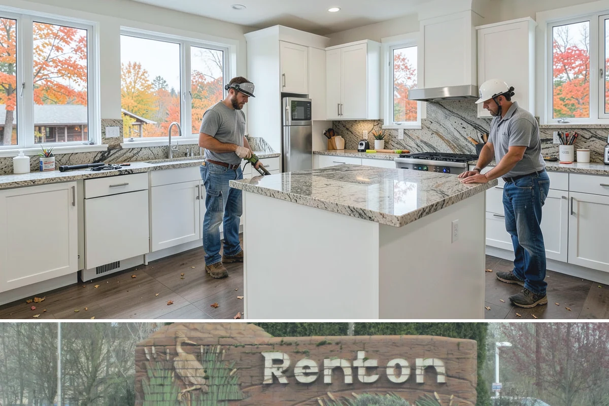 Bathroom Tile Installation in Renton, King County, WA - Tile setting benefits from the stable indoor temperatures of the heating season, which supports proper curing.