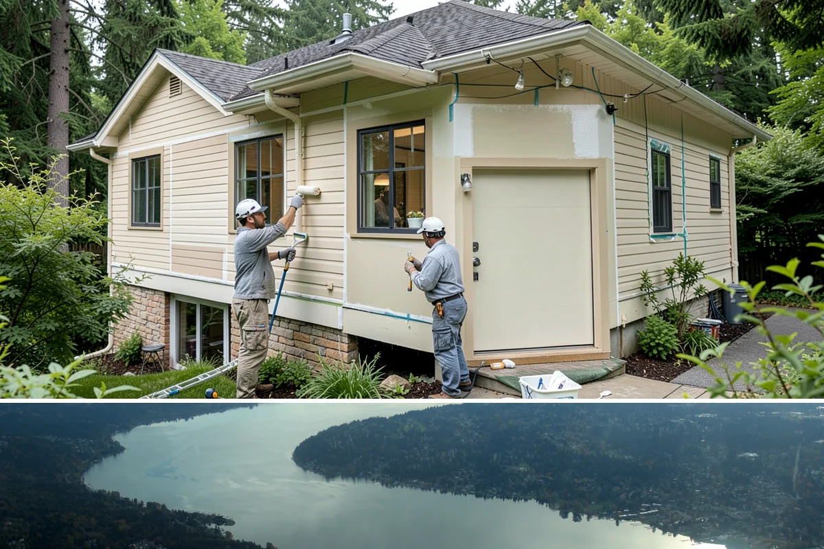 Bathroom Tile Installation in Sammamish, King County, WA - Tile setting benefits from the stable indoor temperatures of the heating season, which supports proper curing.