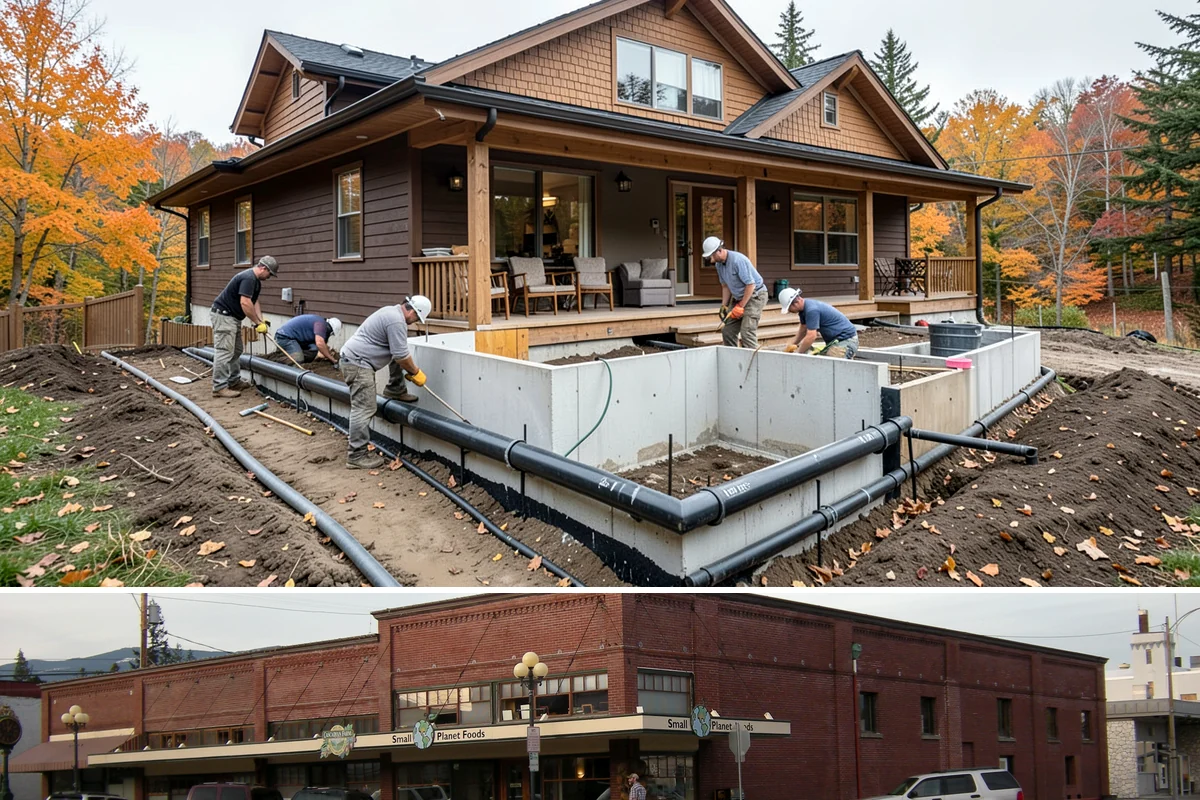 Bathroom Tile Installation in Sedro-Woolley, Skagit County, WA - Tile setting benefits from the stable indoor temperatures of the heating season, which supports proper curing.