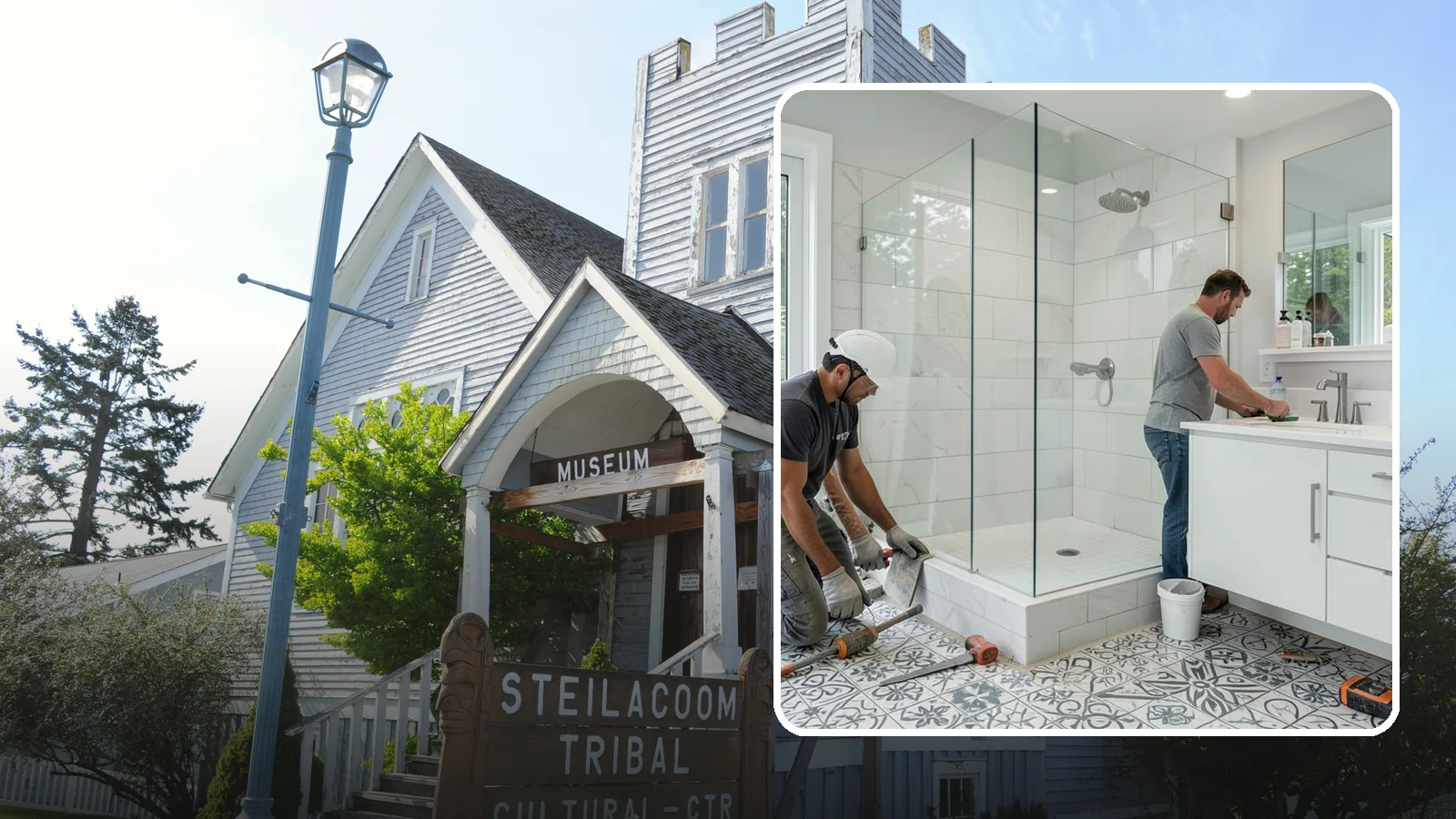 Bathroom Tile Installation in Steilacoom, Pierce County, WA - Bathroom tile installation brings durable, decorative tilework to walls, floors, or accents.