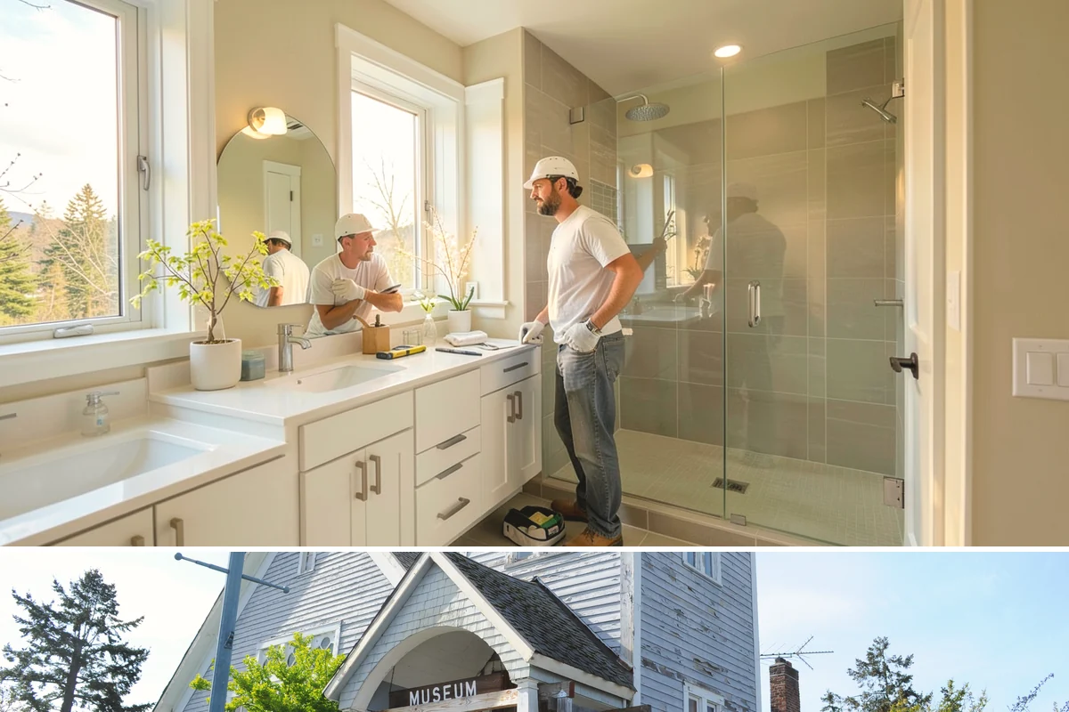 Bathroom Tile Installation in Steilacoom, Pierce County, WA - Tile setting benefits from the stable indoor temperatures of the heating season, which supports proper curing.