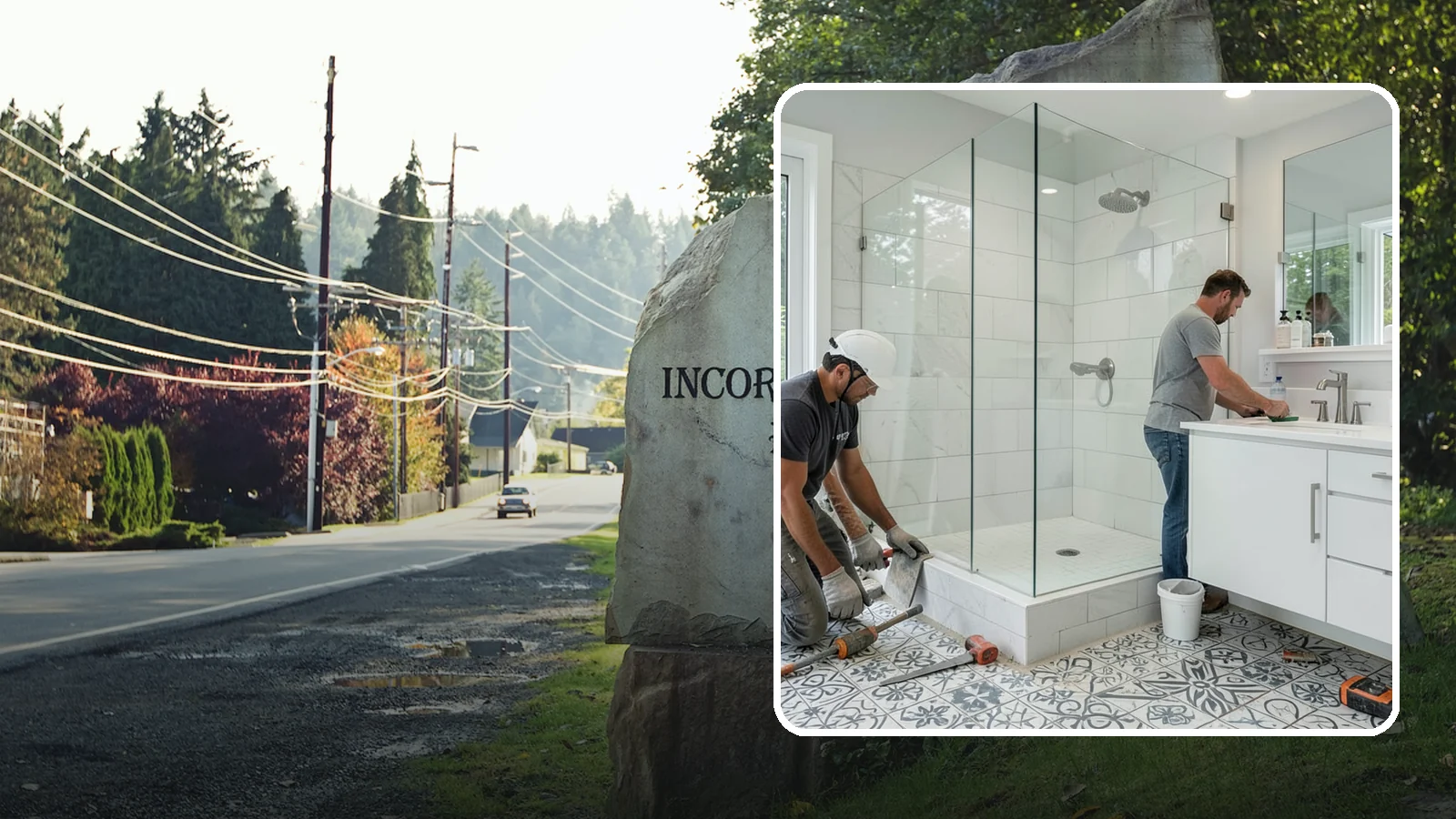 Bathroom Tile Installation in Wilkeson, Pierce County, WA - Bathroom tile installation brings durable, decorative tilework to walls, floors, or accents.