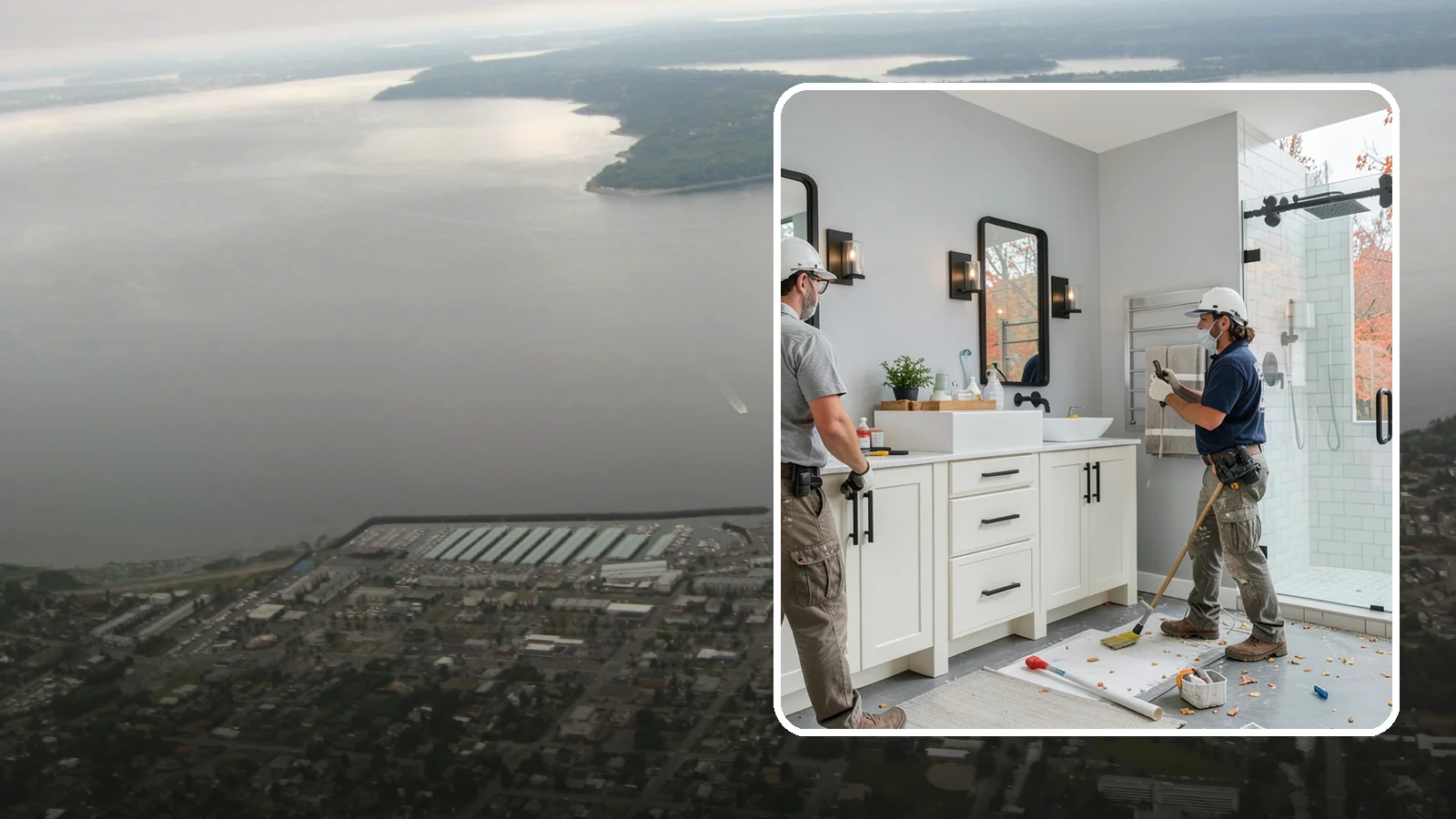 Bathroom Vanity Installation in Des Moines, King County, WA - A bathroom vanity installation adds functional storage and a fresh focal point to your sink area.