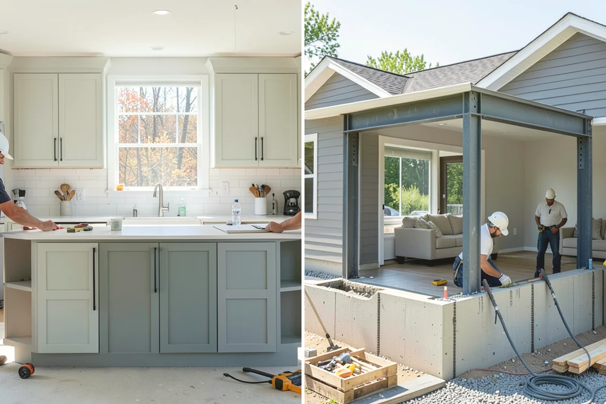 Bathroom Vanity Installation in Duvall, King County, WA - Remove the old vanity and check plumbing