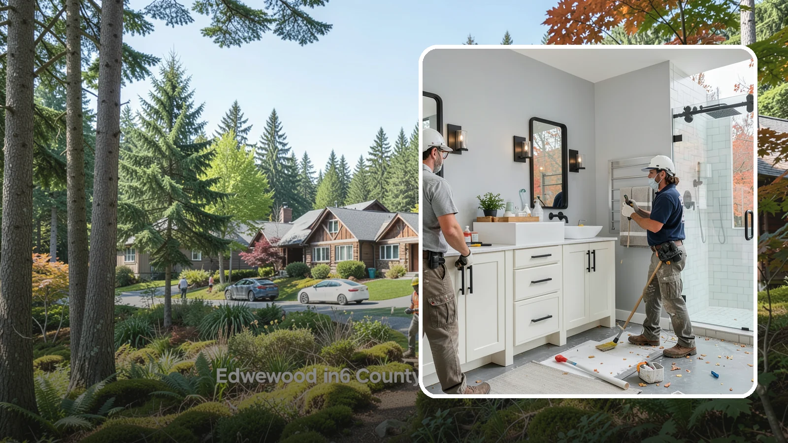 Bathroom Vanity Installation in Edgewood, Pierce County, WA - A bathroom vanity installation adds functional storage and a fresh focal point to your sink area.