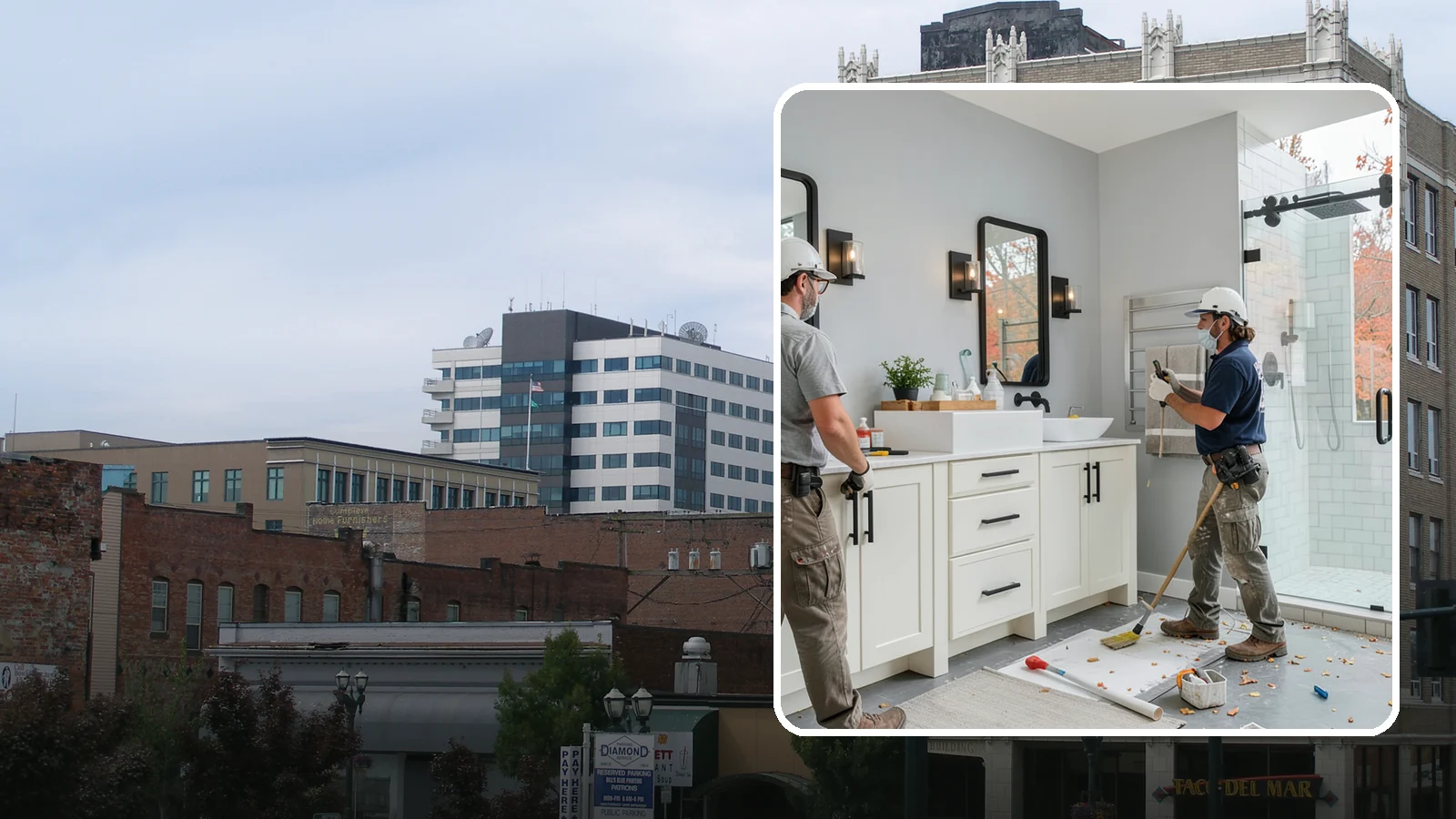 Bathroom Vanity Installation in Everett, Snohomish County, WA - A bathroom vanity installation adds functional storage and a fresh focal point to your sink area.