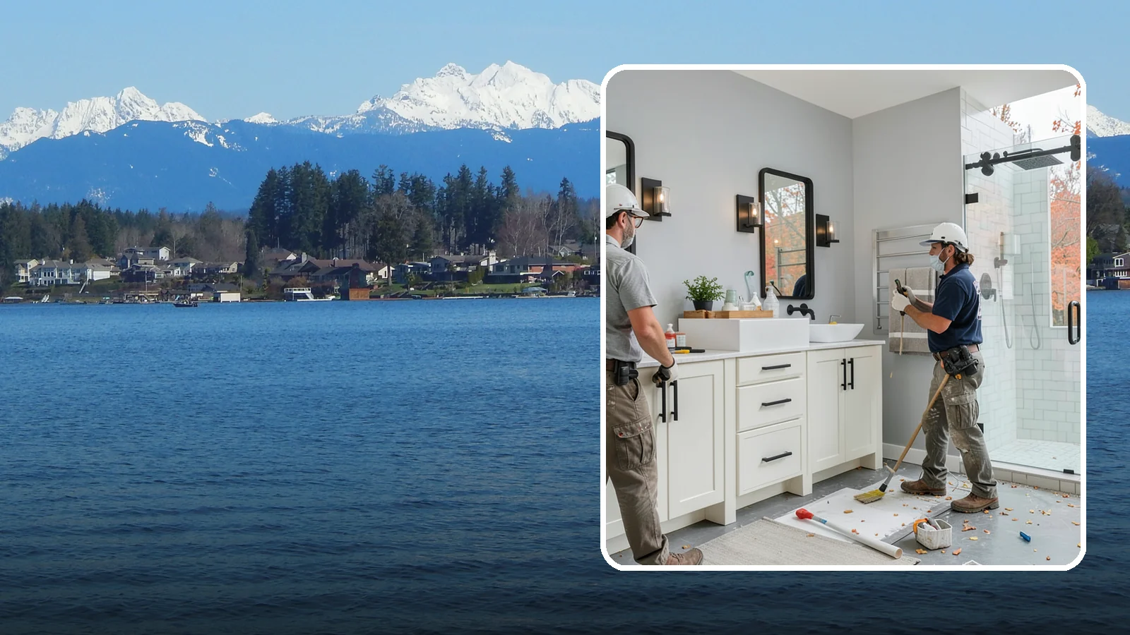 Bathroom Vanity Installation in Lake Stevens, Snohomish County, WA - A bathroom vanity installation adds functional storage and a fresh focal point to your sink area.
