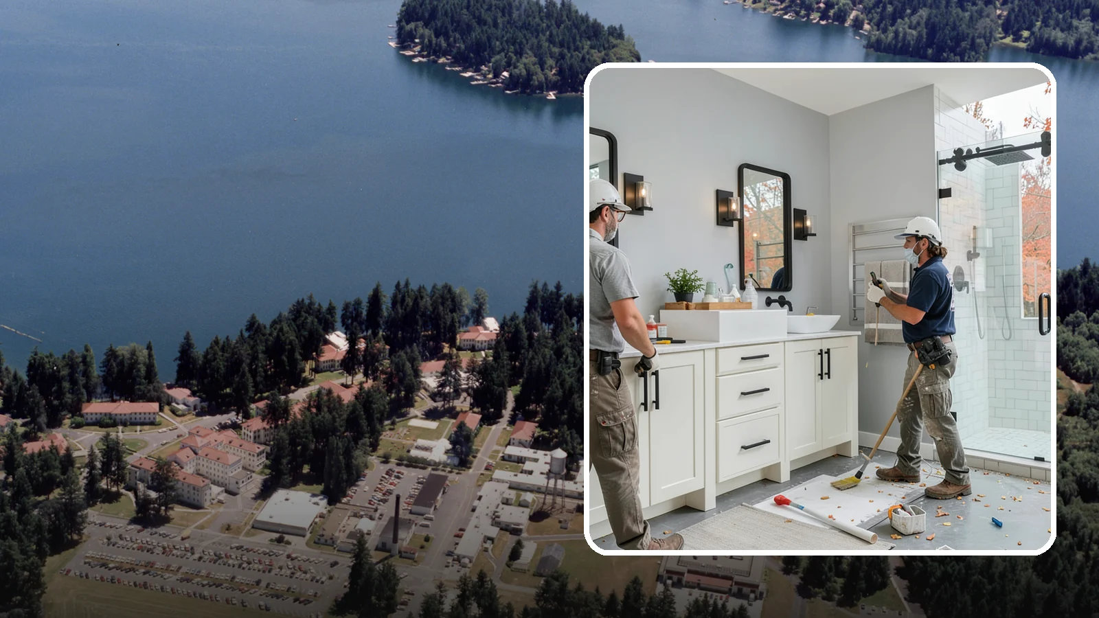 Bathroom Vanity Installation in Lakewood, Pierce County, WA - A bathroom vanity installation adds functional storage and a fresh focal point to your sink area.