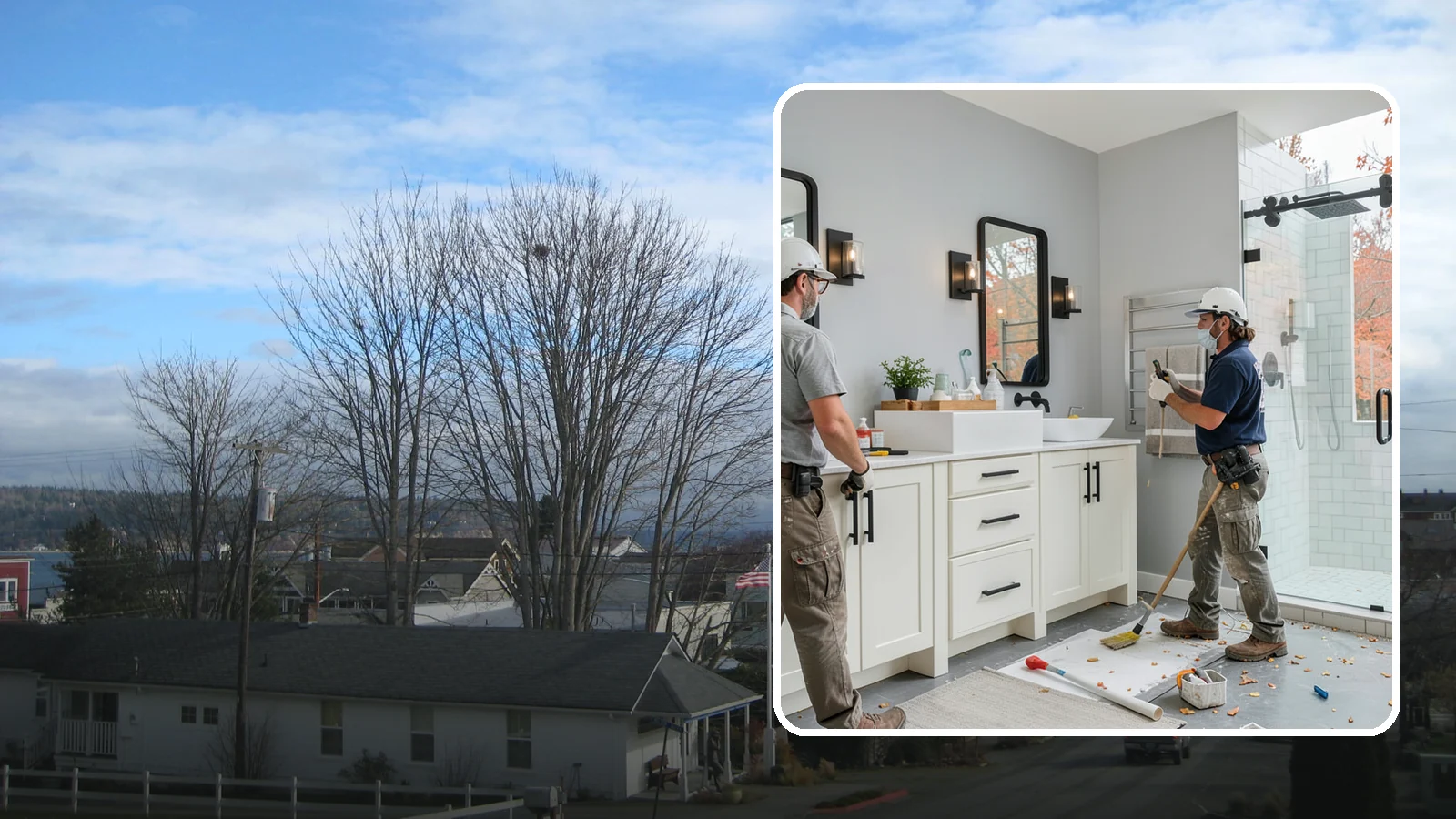 Bathroom Vanity Installation in Langley, Island County, WA - A bathroom vanity installation adds functional storage and a fresh focal point to your sink area.